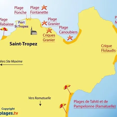 Junior Saint-tropez, Rénové 2023, Plein Centre, Piscine, Climatisé!